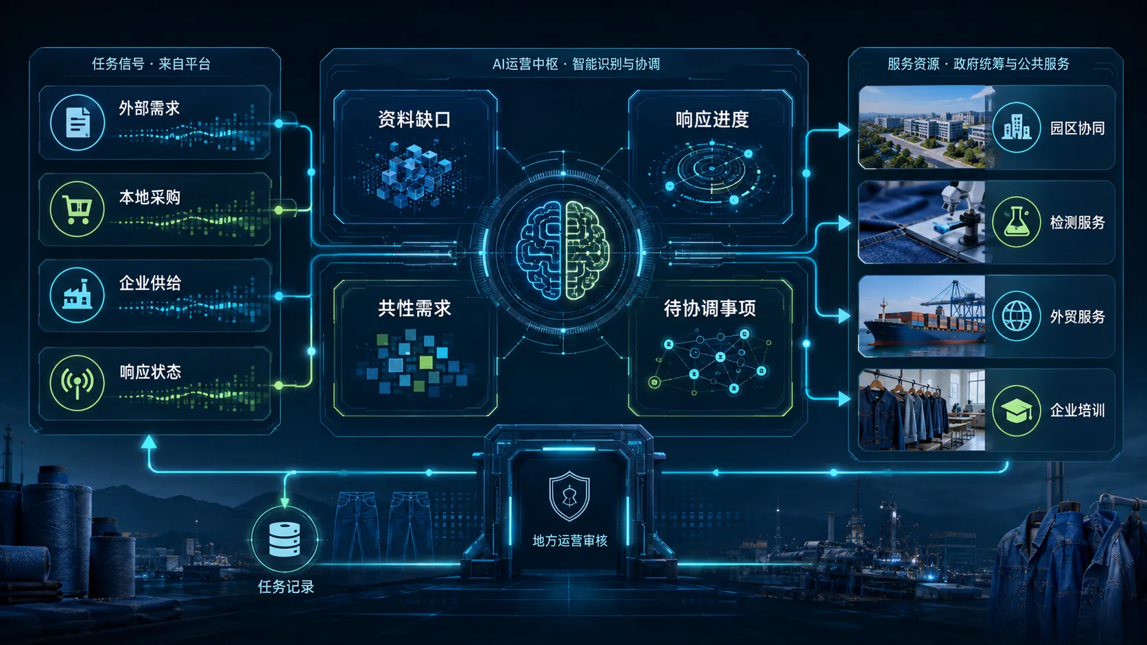 AI识别产业服务缺口并辅助公共资源调度
